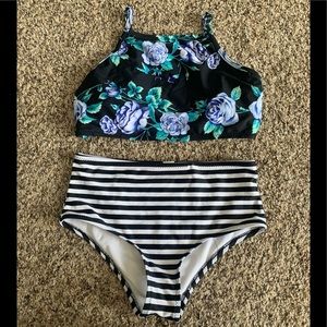 Girls 11-14, size small high waisted bottoms